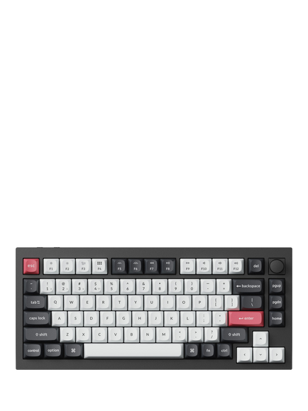Keychron Q1 HE Wireless Custom Keyboard, Black, Black