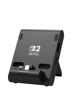 Hori Dual USB PlayStand for Nintendo Switch 2, Black, Black