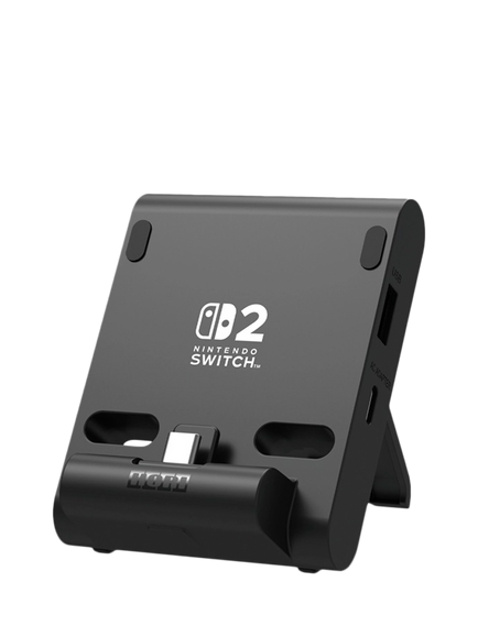 Hori Dual USB PlayStand for Nintendo Switch 2, Black, Black