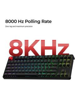 Keychron C3 Pro 8K Wired Mechanical Keyboard, Brown - view 2, Brown