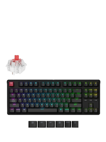 Keychron C3 Pro 8K Wired Mechanical Keyboard, Brown - view 2, Brown