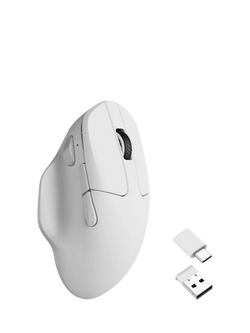 Keychron M7-A23 Wireless Mouse, White, White