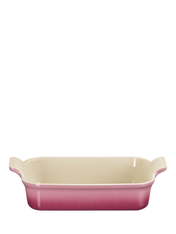 Le Creuset Stoneware Classic Rectangular Oven Dish - view 2, Rose Quartz