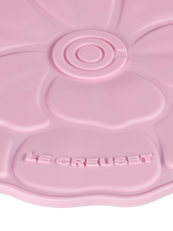 Le Creuset Petal Silicone Trivet, Pink - view 2, Chiffon Pink
