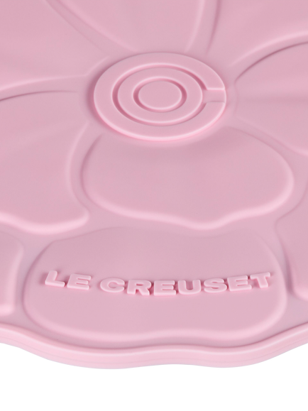 Le Creuset Petal Silicone Trivet, Pink - view 2, Chiffon Pink