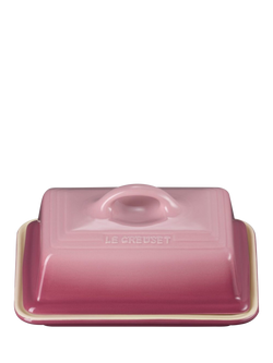 Le Creuset Stoneware Butter Dish, Rose Quartz - view 2, Rose Quartz