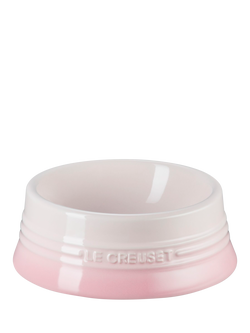 Le Creuset Stoneware Medium Pet Bowl, Shell Pink, Shell Pink
