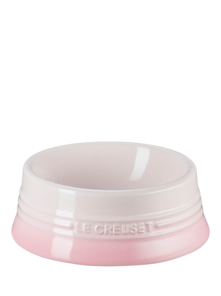 Le Creuset Stoneware Medium Pet Bowl, Shell Pink, Shell Pink
