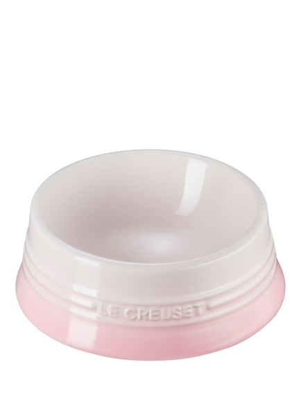 Le Creuset Stoneware Medium Pet Bowl, Shell Pink - view 2, Shell Pink