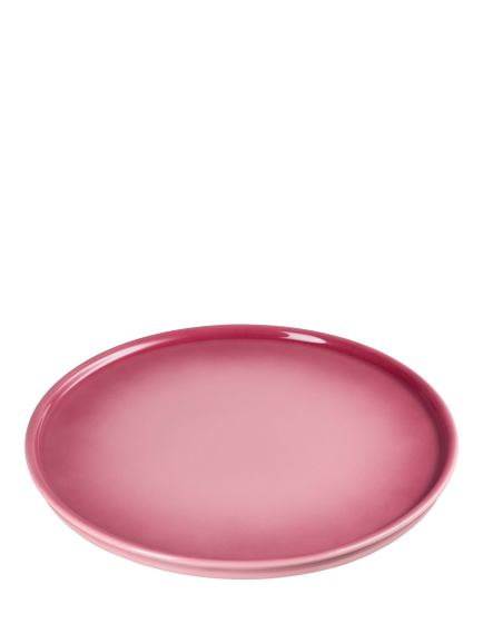 Le Creuset Stoneware Cake Stand, Meringue - view 2, Rose Quartz