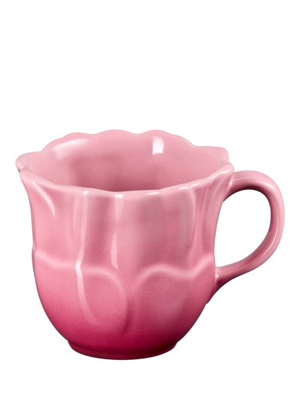 Le Creuset Stoneware Petal Mug, 330ml, Rose Quartz
