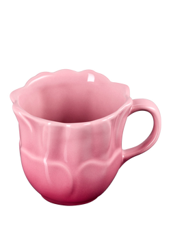 Le Creuset Stoneware Petal Mug, 330ml, Rose Quartz - view 2, Rose Quartz
