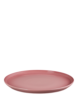 Le Creuset Stoneware Coupe Dinner Plate, 27cm, Rose Quartz, Rose Quartz
