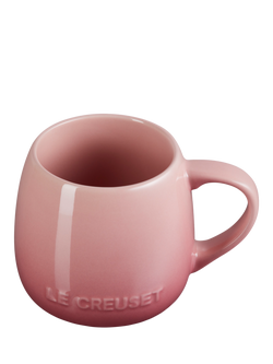 Le Creuset Stoneware Coupe Mug, 320ml, Rose Quartz - view 2, Rose Quartz
