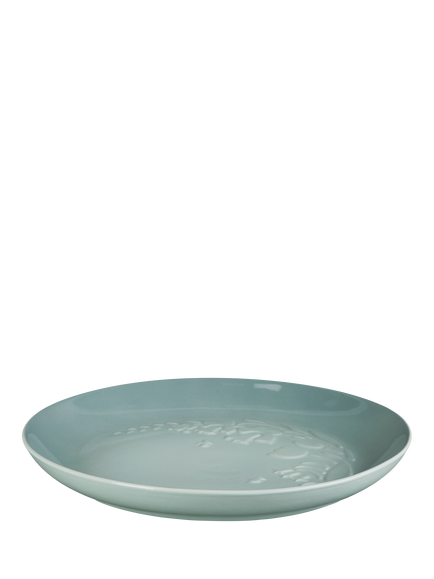 Le Creuset Stoneware Jardin Plate, 22cm, Sea Salt