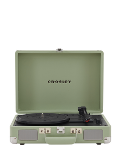 Crosley Cruiser Bluetooth Turntable, Green, Green