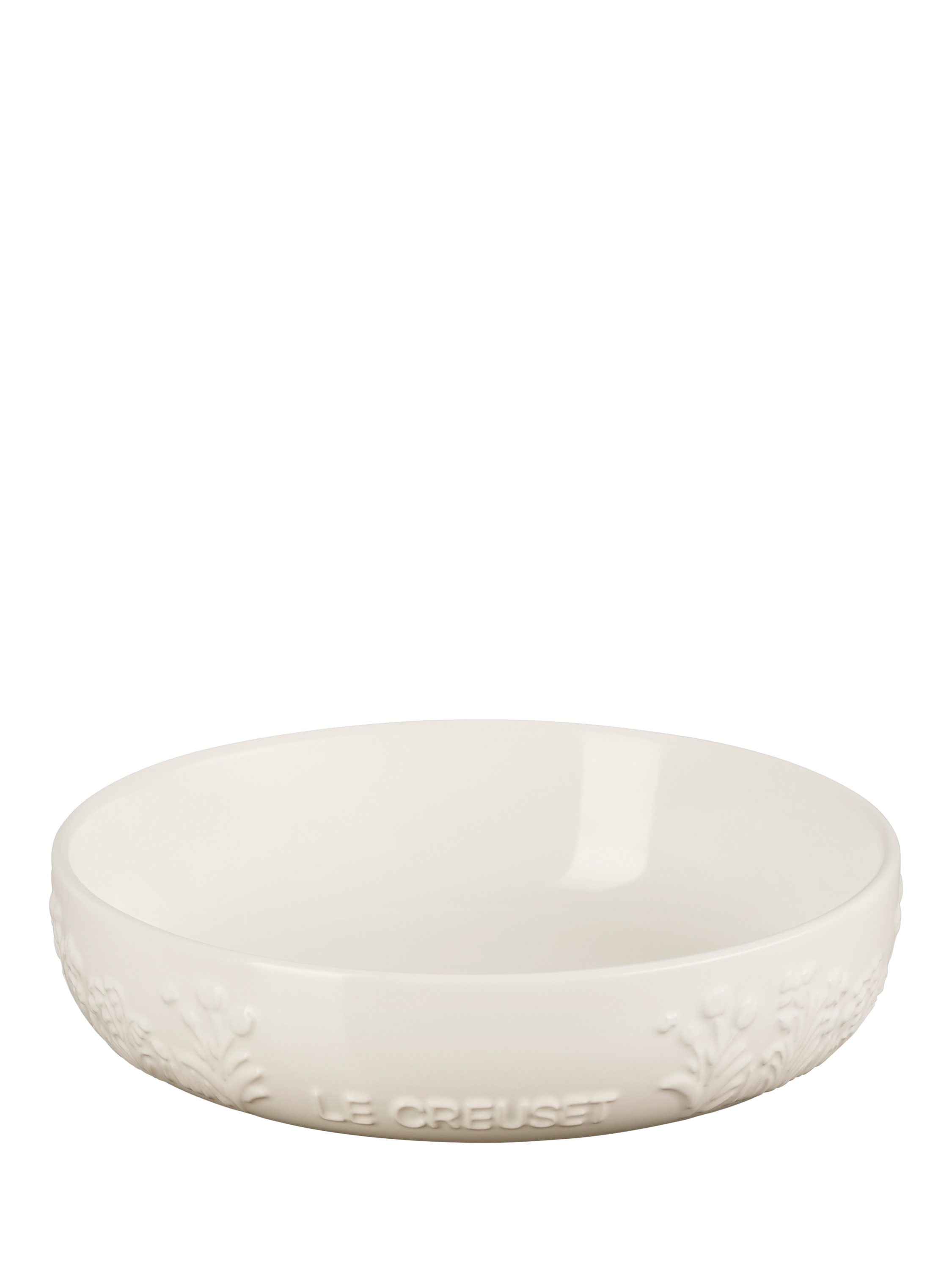 Le Creuset Stoneware Jardin Bowl, 18cm, Meringue