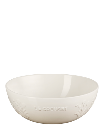 Le Creuset Stoneware Jardin Multi Bowl, 25cm, Meringue