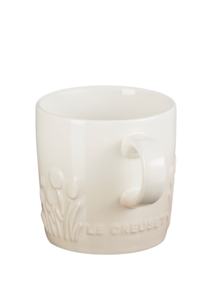 Le Creuset Stoneware Jardin Mug, 200ml - view 2, Meringue