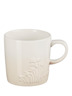 Le Creuset Stoneware Jardin Mug, 350ml, Meringue