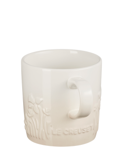 Le Creuset Stoneware Jardin Mug, 350ml - view 2, Meringue
