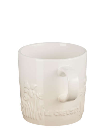 Le Creuset Stoneware Jardin Mug, 350ml - view 2, Meringue