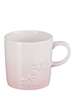 Le Creuset Stoneware Jardin Mug, 350ml, Shell Pink