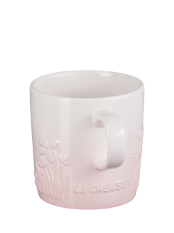 Le Creuset Stoneware Jardin Mug, 350ml - view 2, Shell Pink
