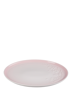 Le Creuset Stoneware Jardin Oval Serving Platter, 36cm - view 2, Shell Pink