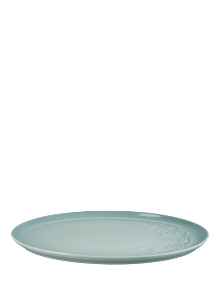 Le Creuset Stoneware Jardin Oval Serving Platter, 36cm, Sea Salt