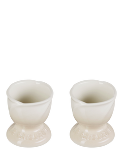Le Creuset Stoneware Jardin Egg Cup, Set of 2 - view 2, Meringue