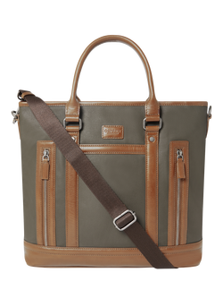 OSPREY LONDON Frontline Large Workbag, Khaki/Chestnut