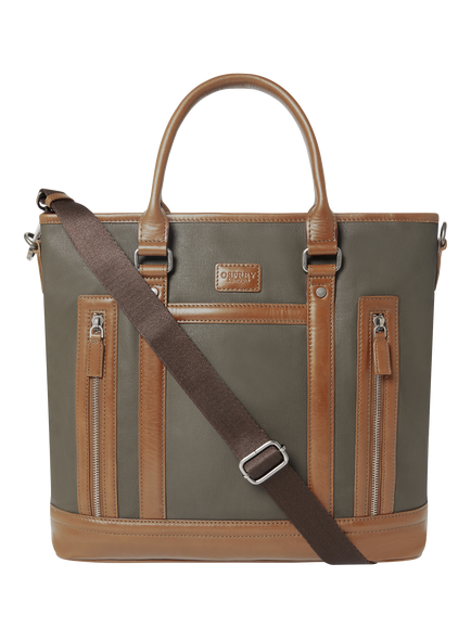 OSPREY LONDON Frontline Large Workbag, Khaki/Chestnut