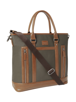 OSPREY LONDON Frontline Large Workbag - view 2, Khaki/Chestnut