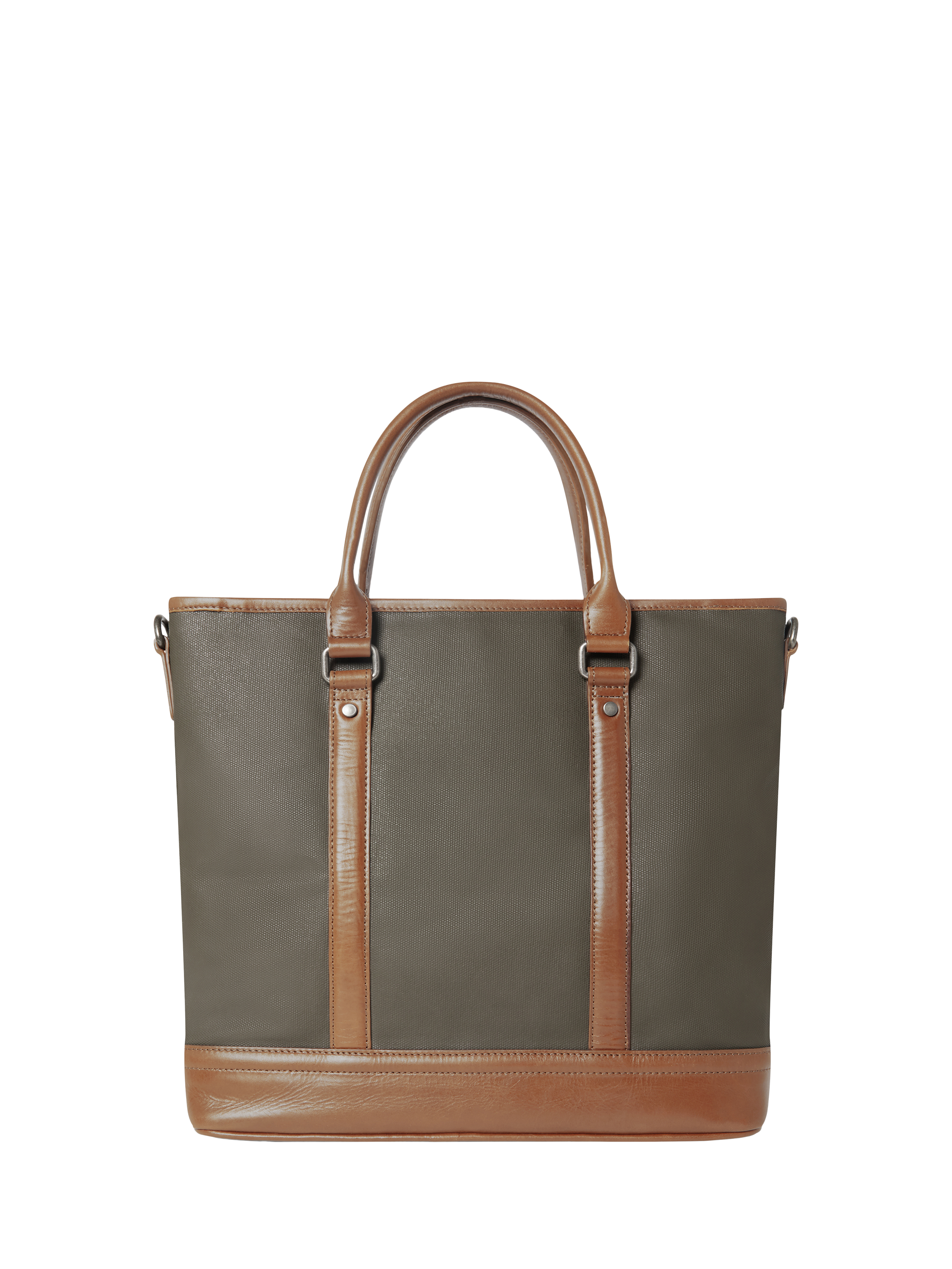 Product image 3 of 6, which shows OSPREY LONDON Frontline Large Workbag, Khaki/Chestnut
