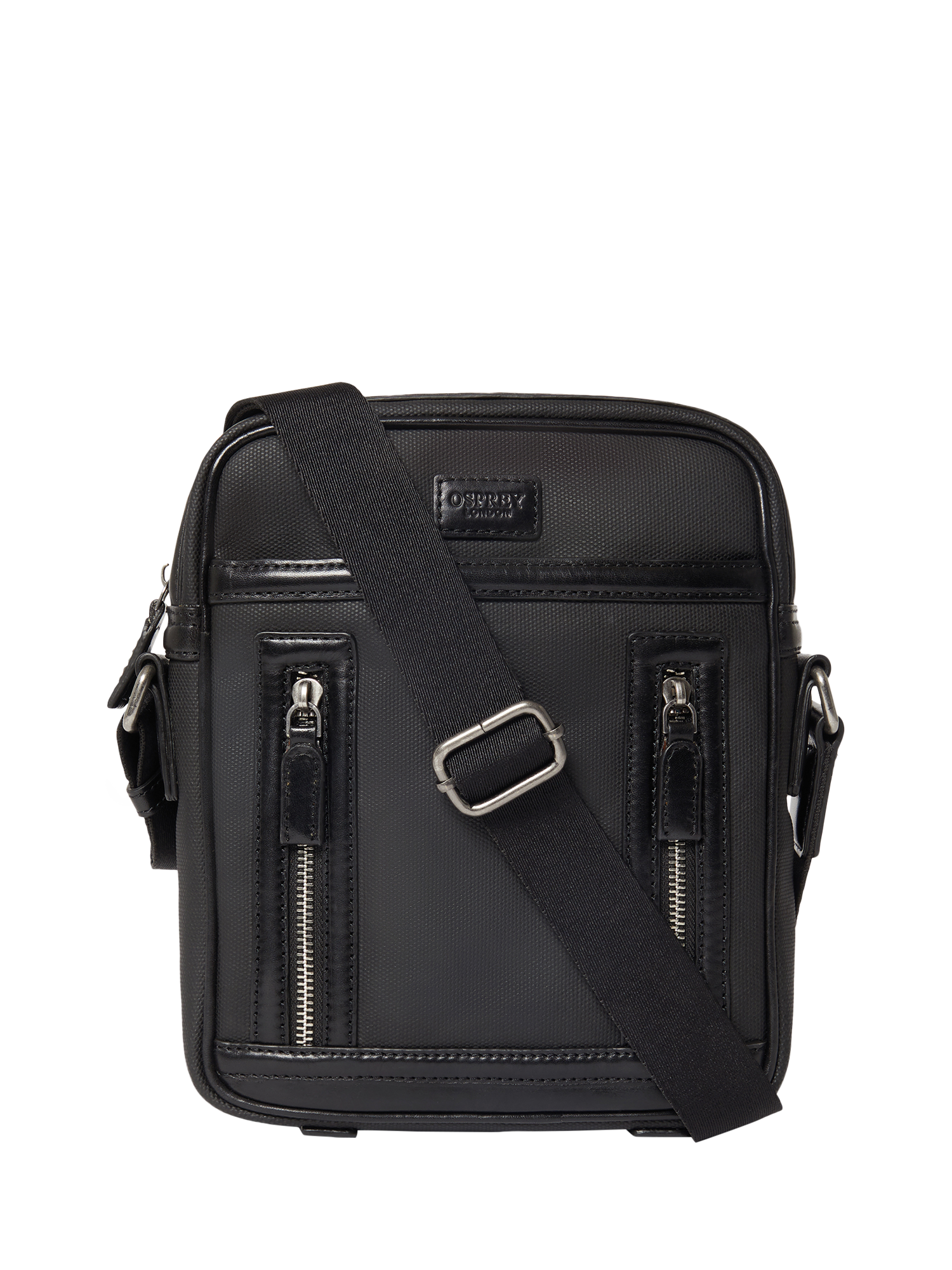 Product image 1 of 5, which shows OSPREY LONDON Frontline Messenger Bag, Black