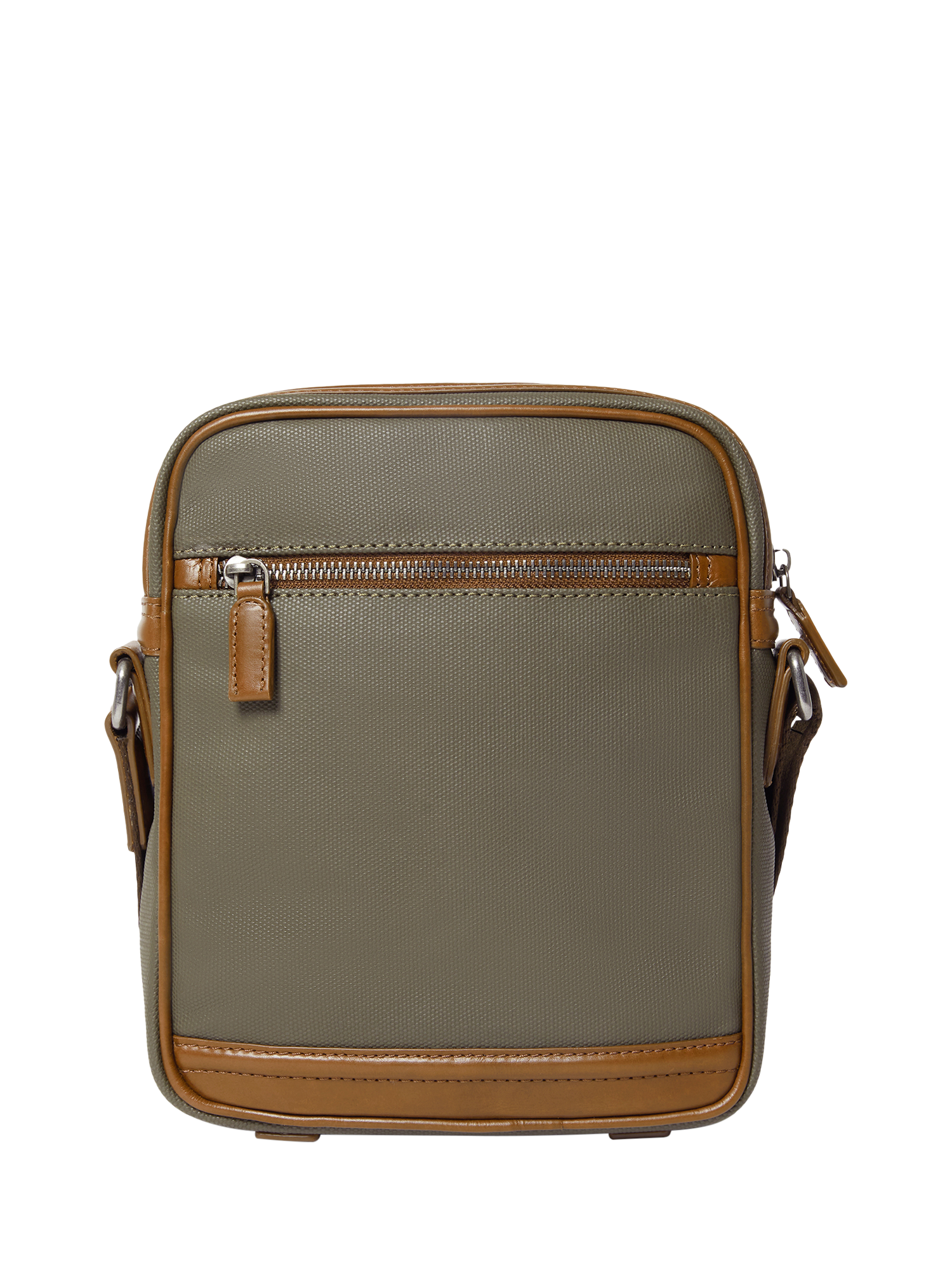 Product image 3 of 5, which shows OSPREY LONDON Frontline Messenger Bag, Khaki/Chestnut