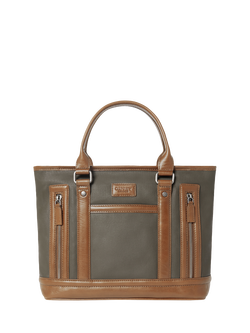 OSPREY LONDON Frontline Small Workbag, Khaki/Chestnut