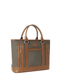 OSPREY LONDON Frontline Small Workbag - view 2, Khaki/Chestnut