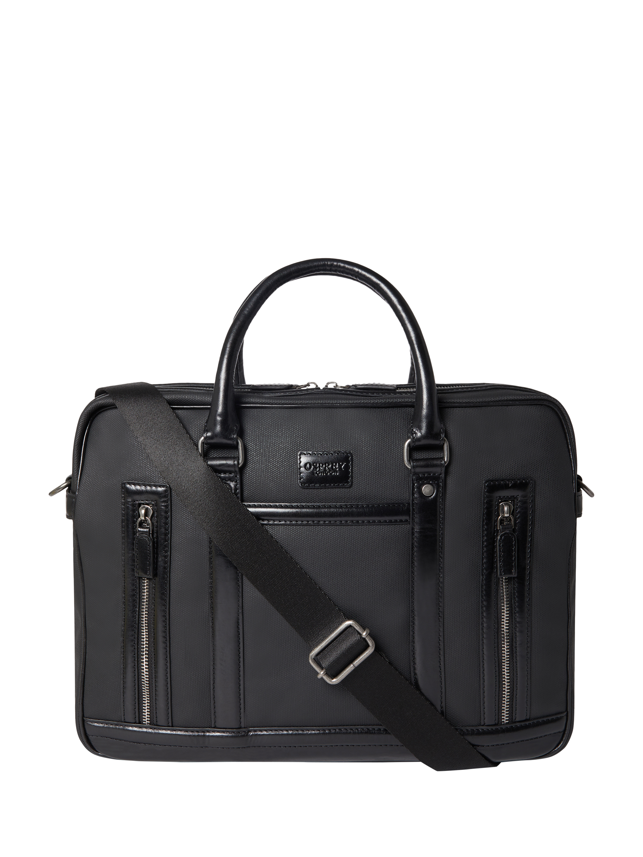 Product image 1 of 6, which shows OSPREY LONDON Frontline Laptop Bag, Black