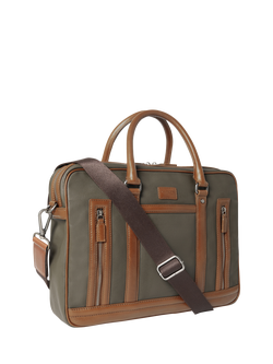 OSPREY LONDON Frontline Laptop Bag - view 2, Khaki/Chestnut