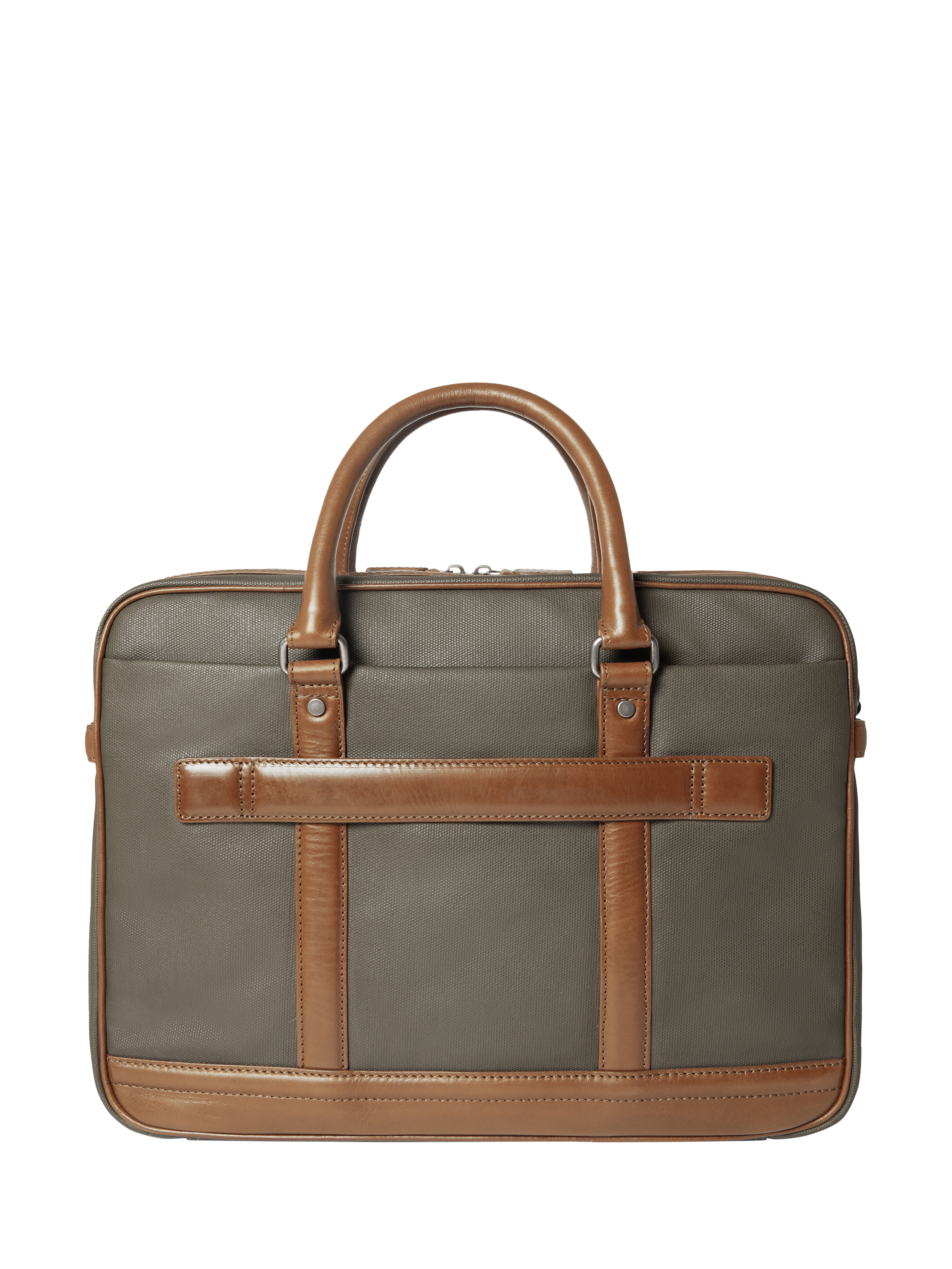 Product image 3 of 6, which shows OSPREY LONDON Frontline Laptop Bag, Khaki/Chestnut