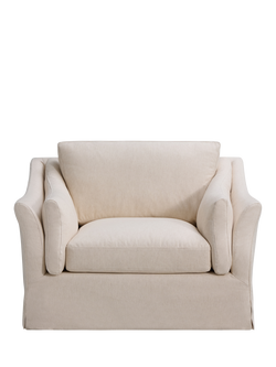 John Lewis Bude Armchair, Natural Linen
