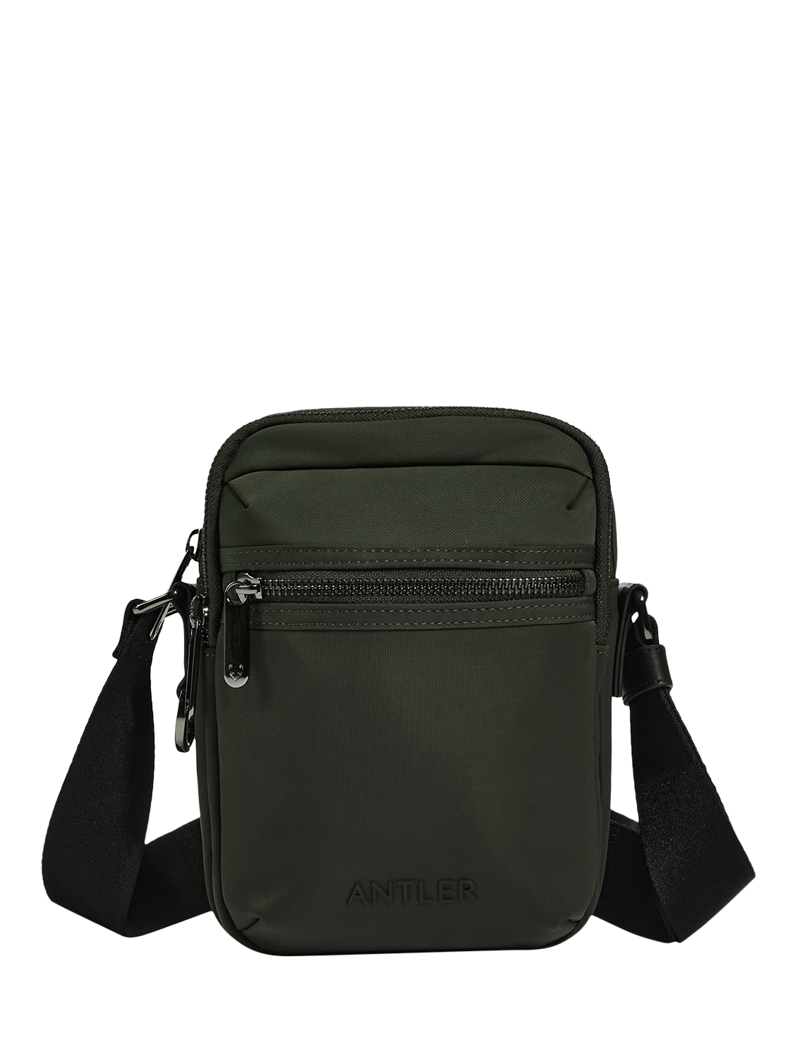 Product image 3 of 4, which shows Antler Icon Crossbody Bag, Dark Khaki