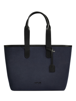 Antler Heritage Tote Bag - view 2, Navy