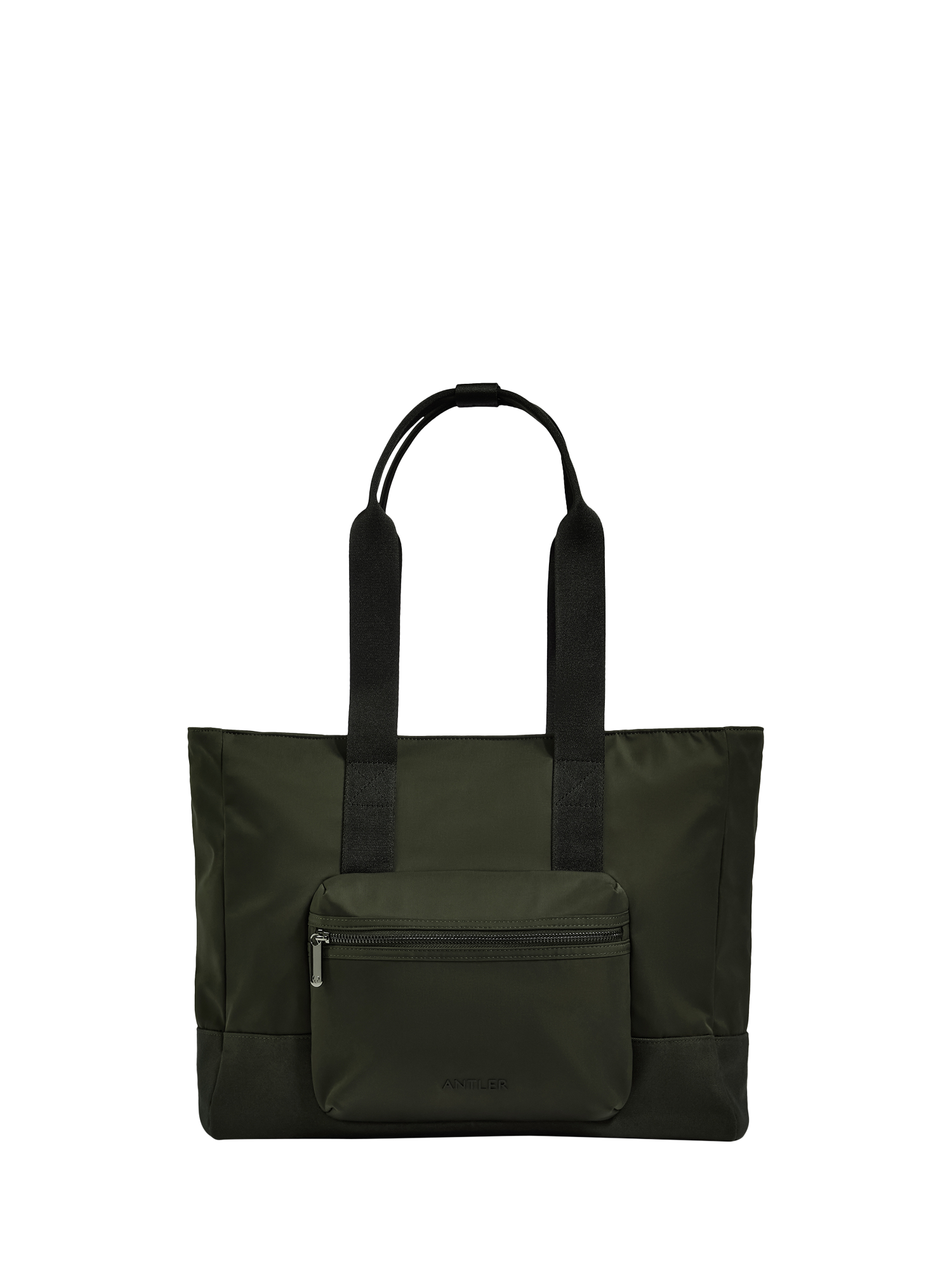Product image 2 of 3, which shows Antler Icon Tote Bag, Dark Khaki