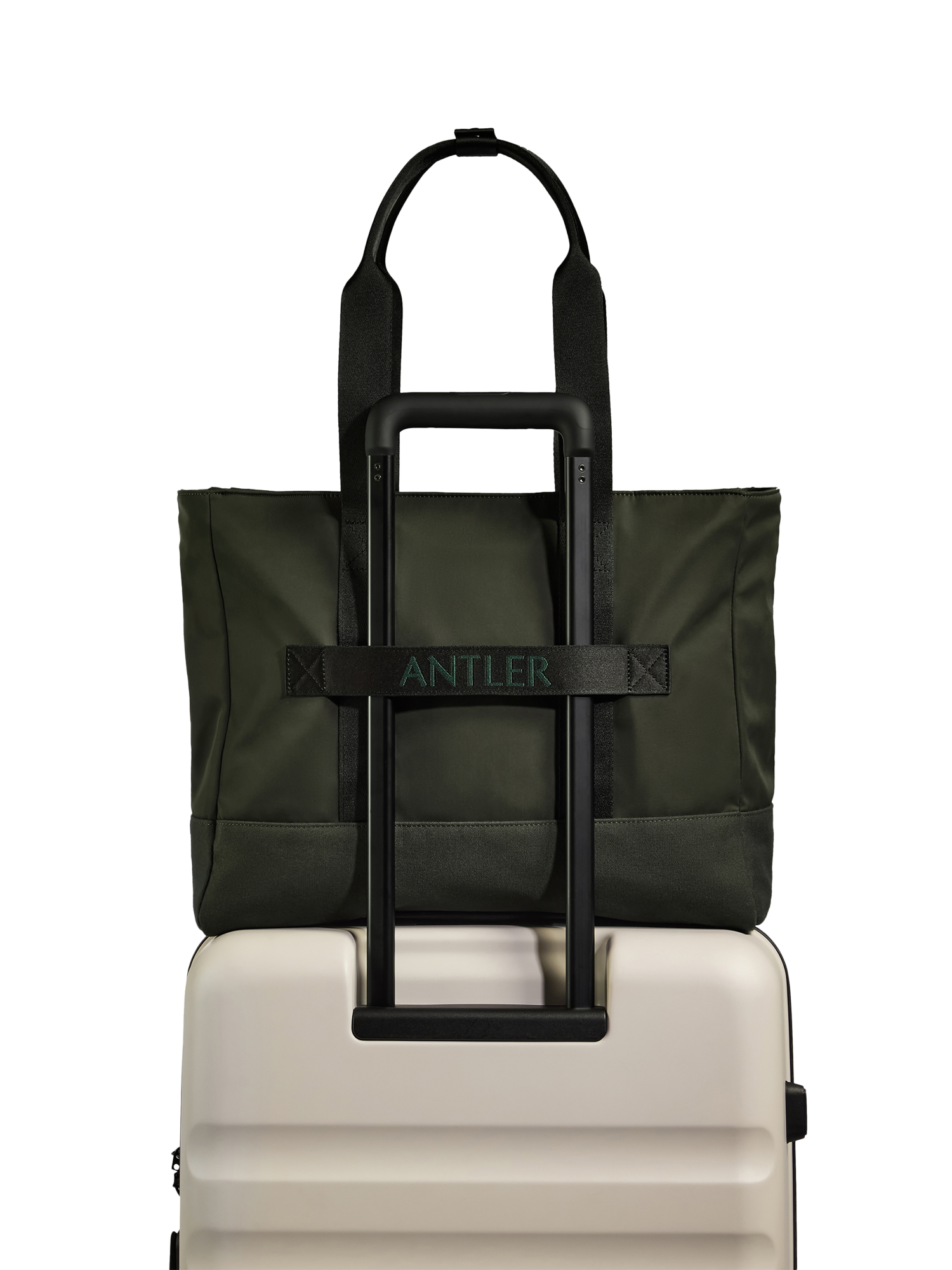 Product image 3 of 3, which shows Antler Icon Tote Bag, Dark Khaki