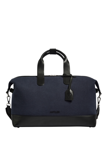 Antler Heritage Overnight Bag - view 2, Navy