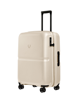 Antler Single Stripe 4-Wheel 68cm Expandable Medium Suitcase, Wheat Yellow