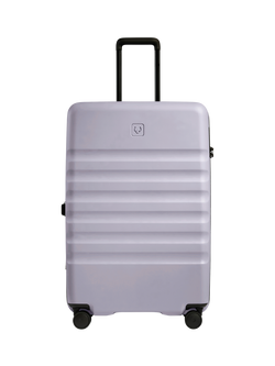 Antler Icon Stripe 4-Wheel 78cm Large Expandable Spinner Suitcase - view 2, Meadow Purple